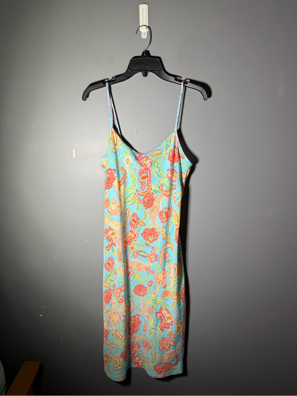 NATORI Y2K Floral Slip Dress Size Medium